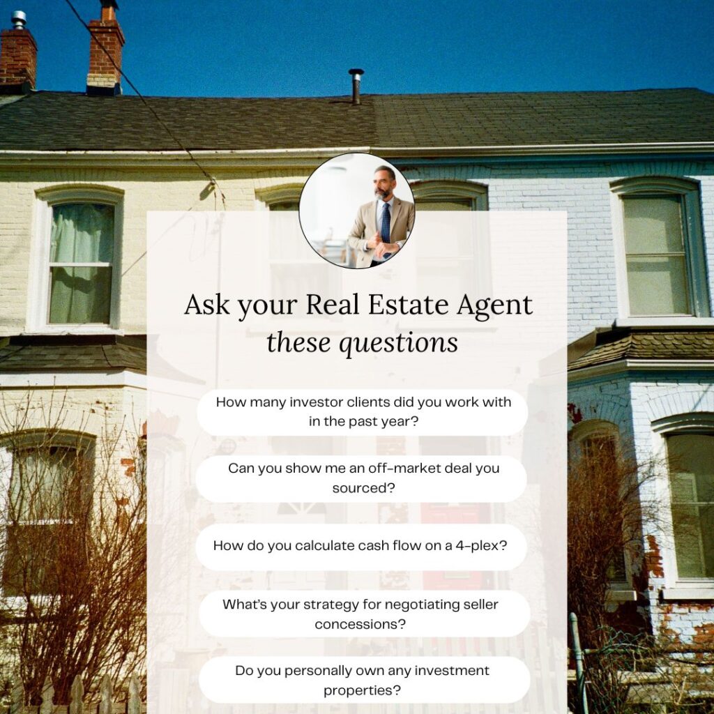 Questions to ask your real estate agent