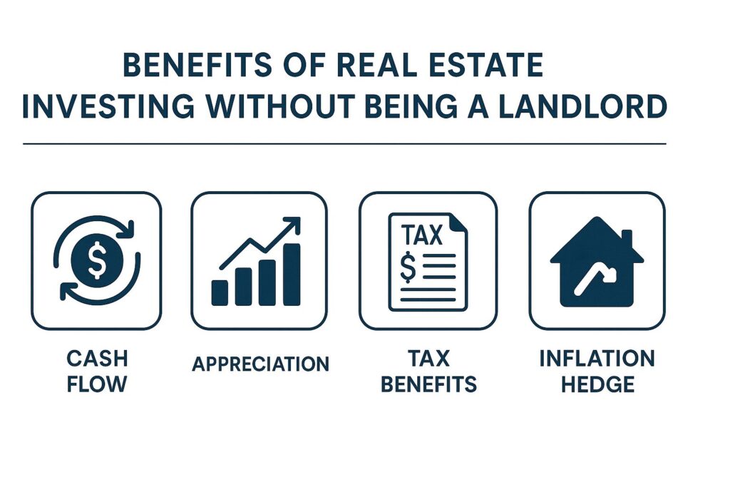 Benefits of real estate investing without being a landlord