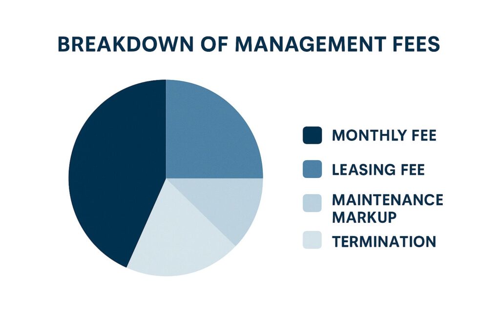 Breakdown of management fees